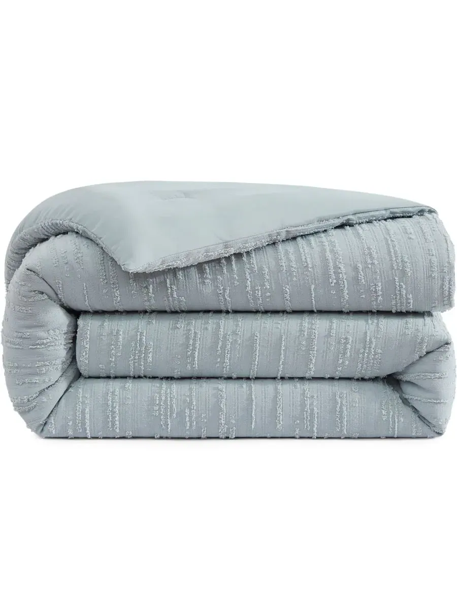 Комплект стеганого одеяла Oslo Stripe 3-Piece, King/California King Salt Life — изображение 5 из 6, голубой