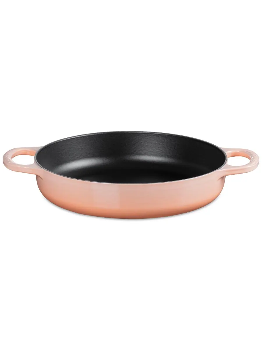 Сотейник чугунный Le Creuset Signature Everyday Pan, 3,2 л, 28 см, персиковый — изображение 1 из 6, розовый