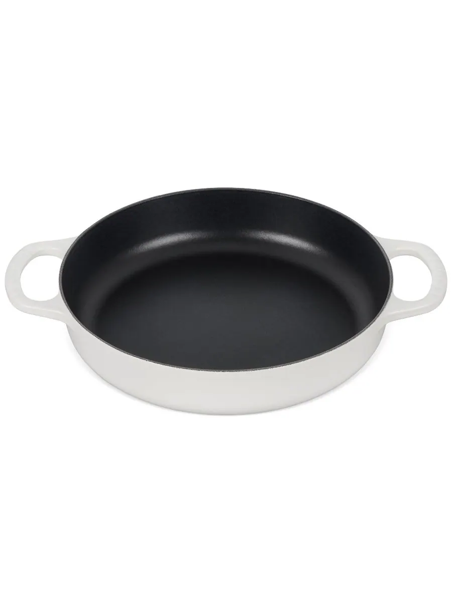 Сотейник чугунный Le Creuset Signature Everyday Pan, 3,2 л, 28 см — изображение 1 из 5, белый