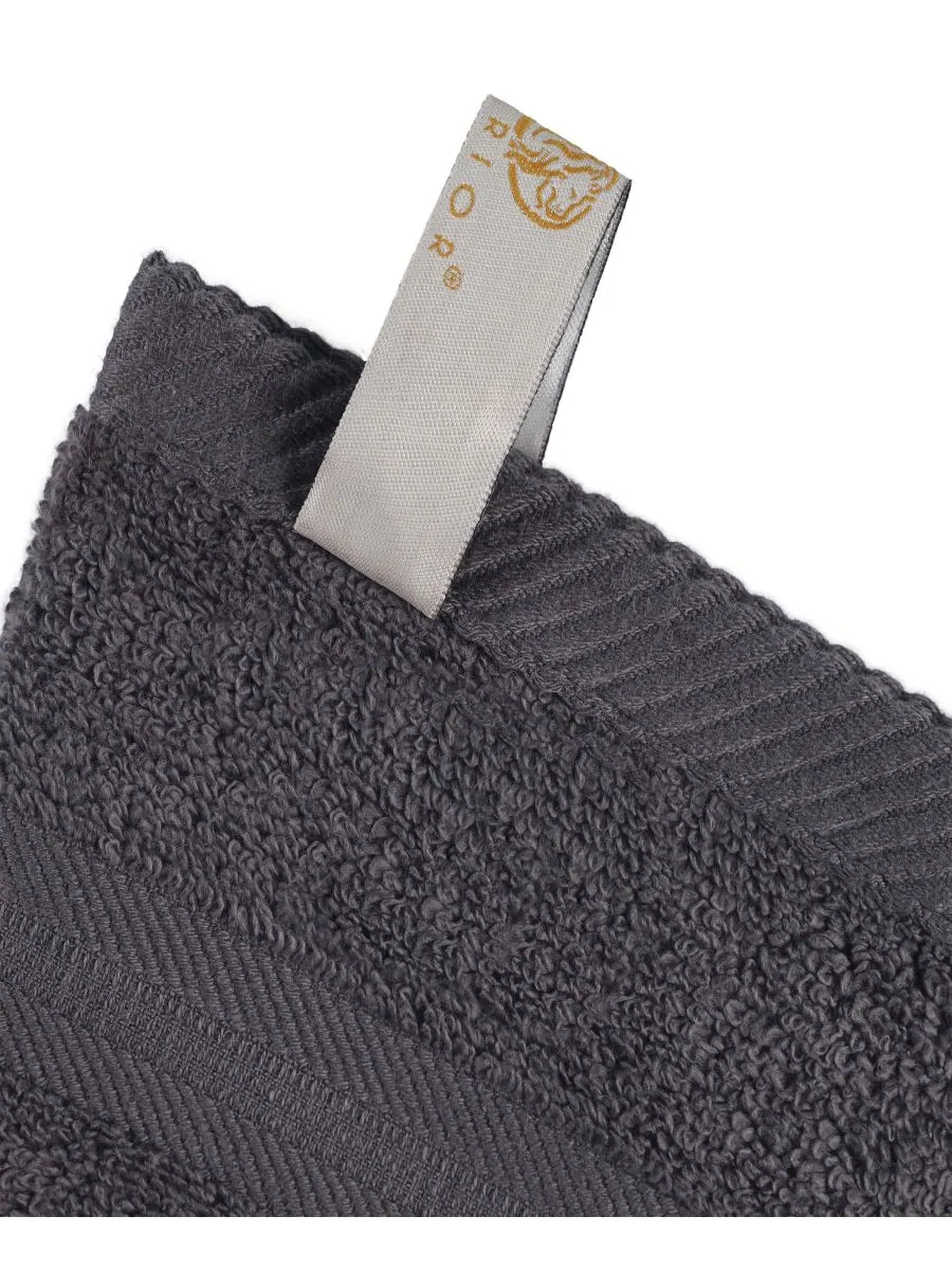 Набор из 4 банных полотенец smart dry zero twist cotton Superior — изображение 2 из 7, серый