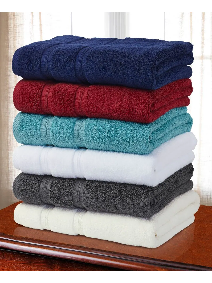 Набор из 4 банных полотенец smart dry zero twist cotton Superior — изображение 5 из 7, серый