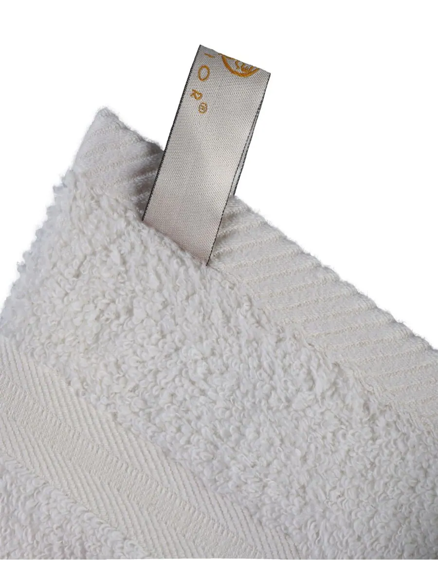 Набор из 4 банных полотенец smart dry zero twist cotton Superior — изображение 2 из 8, белый