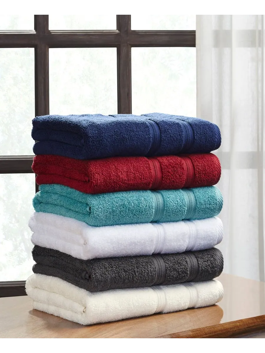 Набор из 4 банных полотенец smart dry zero twist cotton Superior — изображение 6 из 8, белый