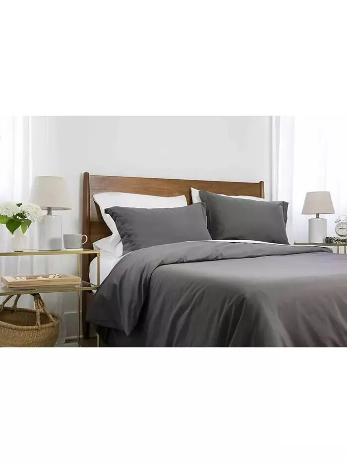 Ультра-мягкий и современный пододеяльник из трех предметов Southshore Fine Linens — изображение 1 из 1, серый