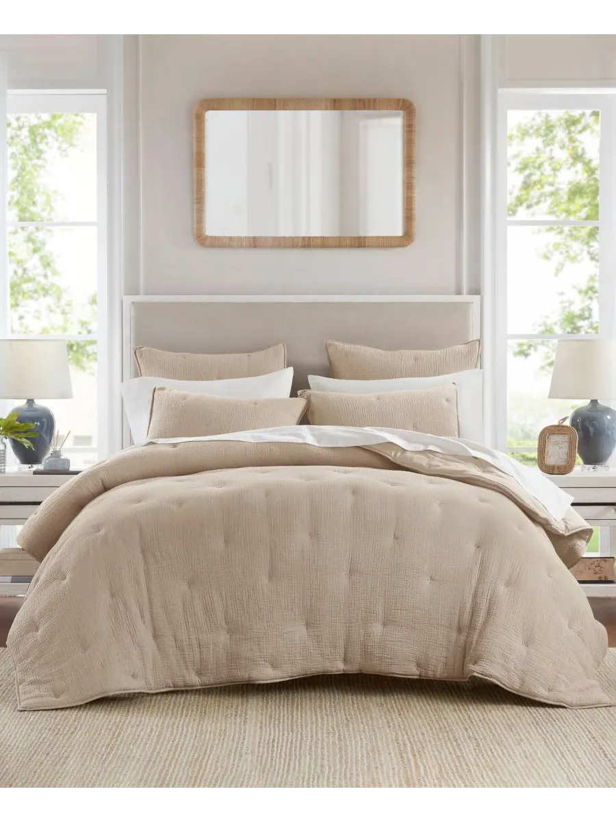 Комплект постельного белья Breeze Cotton с вышивкой, 3 предмета, размер King Harbor House