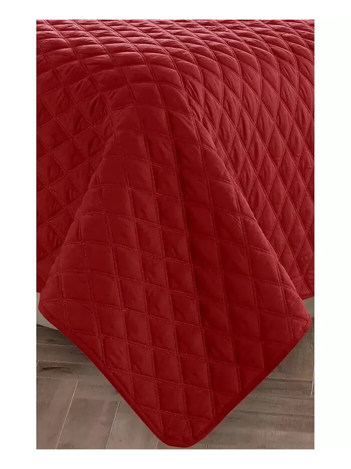 Роскошный бриллиантовый дизайн 2 шт. Комплект стеганых покрывал, Twin/Twin XL Elegant Comfort — изображение 7 из 8