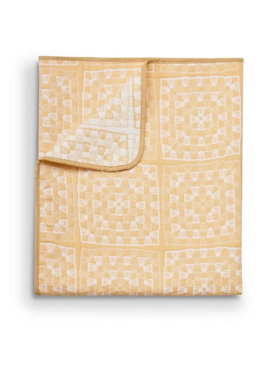 Двусторонний жаккардовый плед «Бабушкины квадраты», 127 x 152 см Greenland Home Fashions