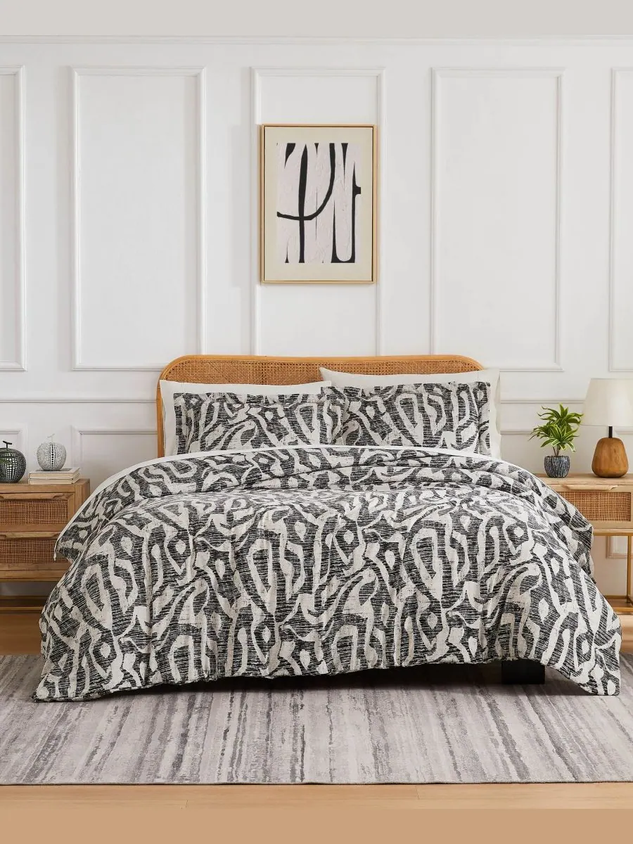 Комплект постельного белья khari из 2 предметов, размер twin/twin xl Southshore Fine Linens — изображение 1 из 7, серый