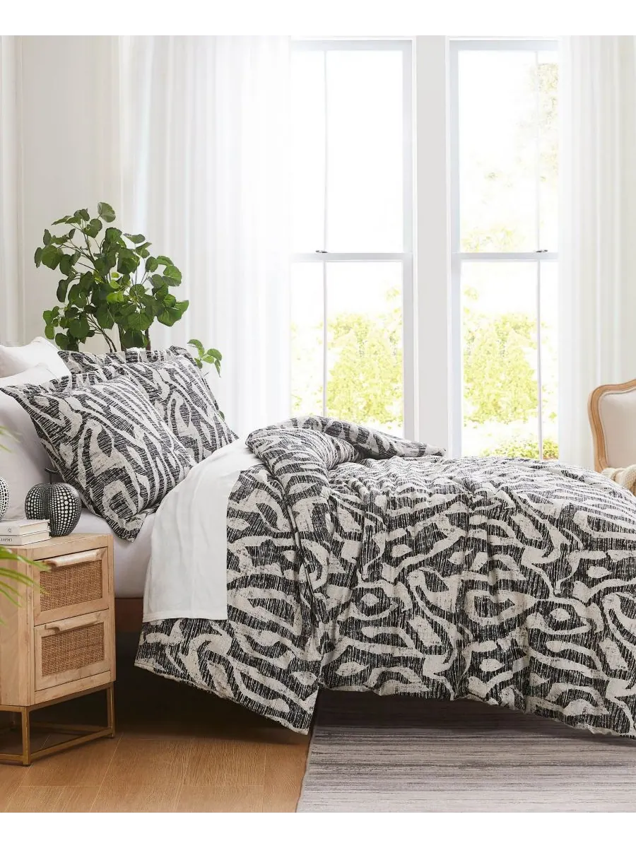 Комплект постельного белья khari из 2 предметов, размер twin/twin xl Southshore Fine Linens — изображение 2 из 7, серый