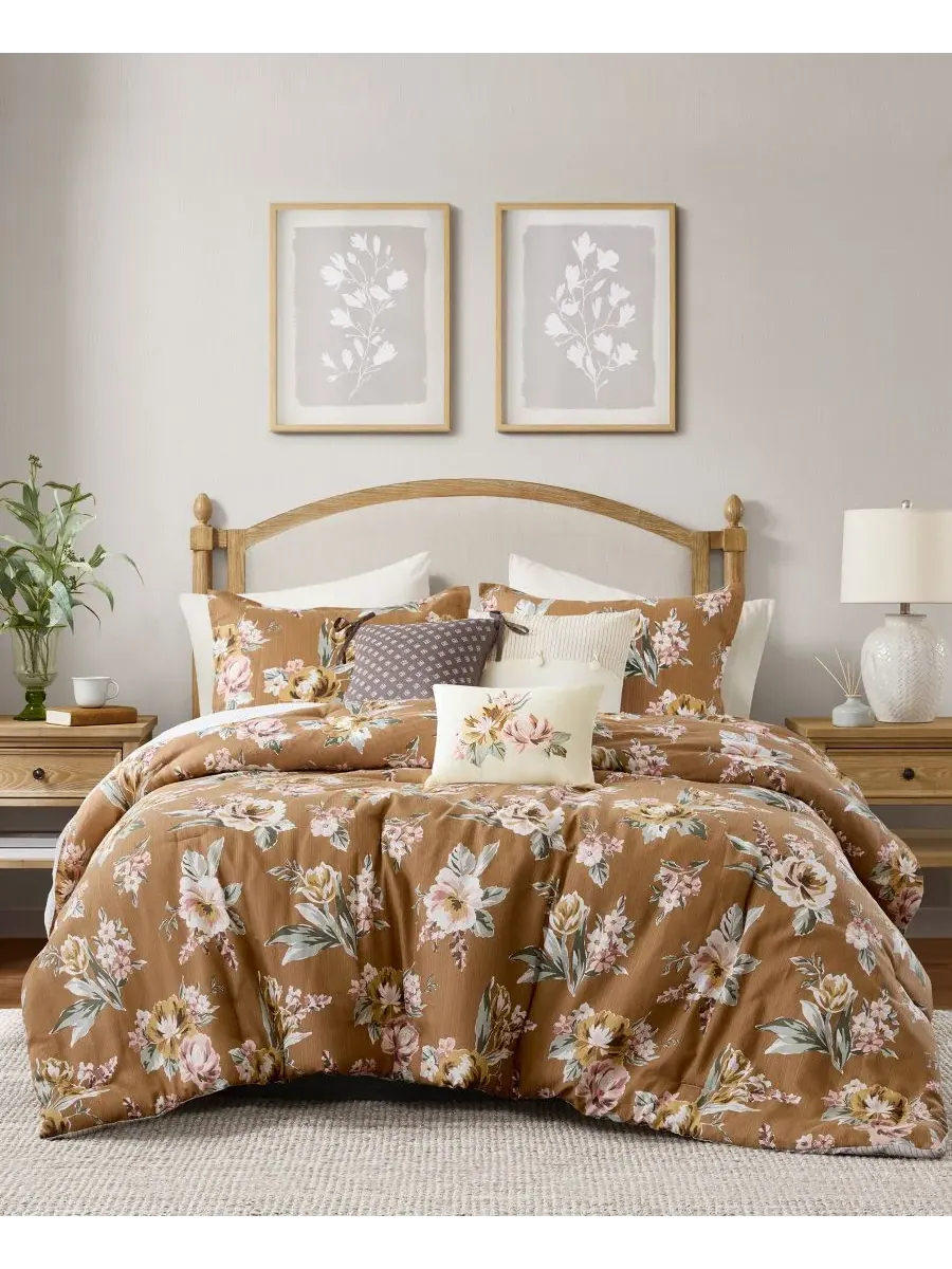 Комплект постельного белья Salara Vintage Floral, 7 предметов, размер King Madison Park