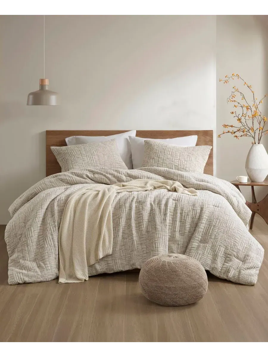 Комплект стеганого покрывала Harper Oversized Matelasse, 3 предмета, King/California King Croscill