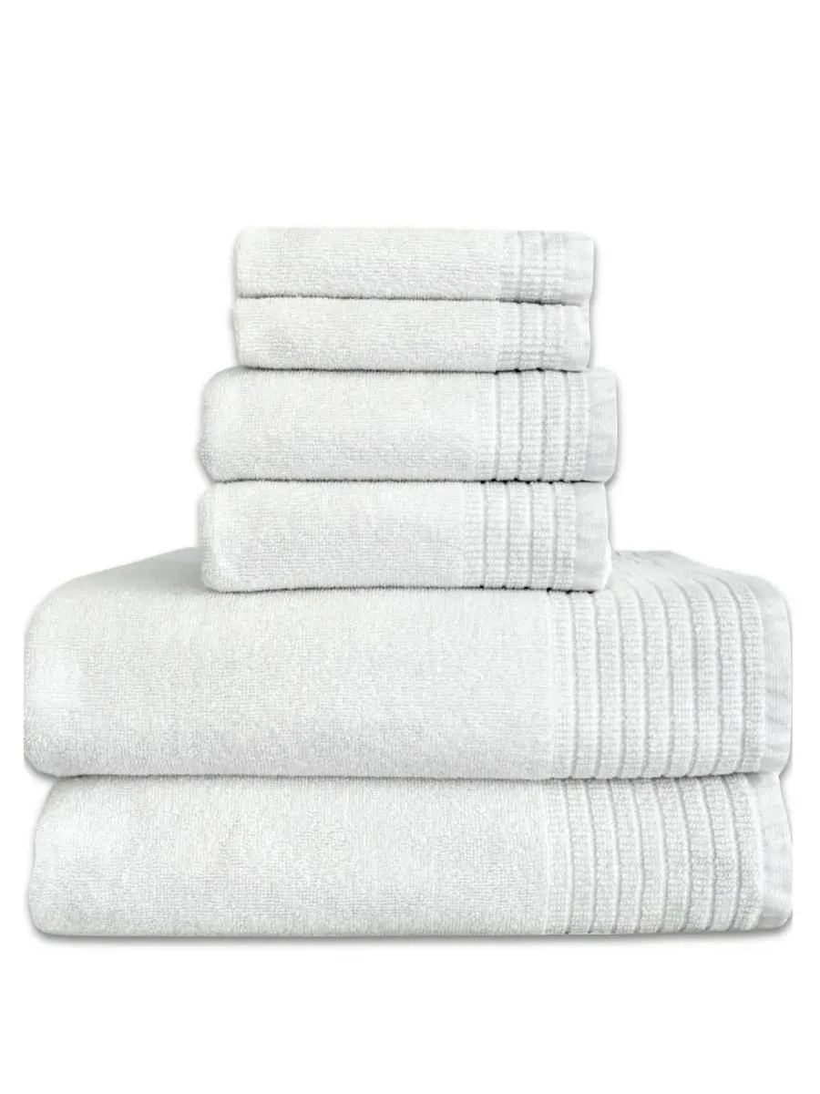 Набор полотенец для спа из 6 предметов, банные, Viscose from Bamboo BedVoyage