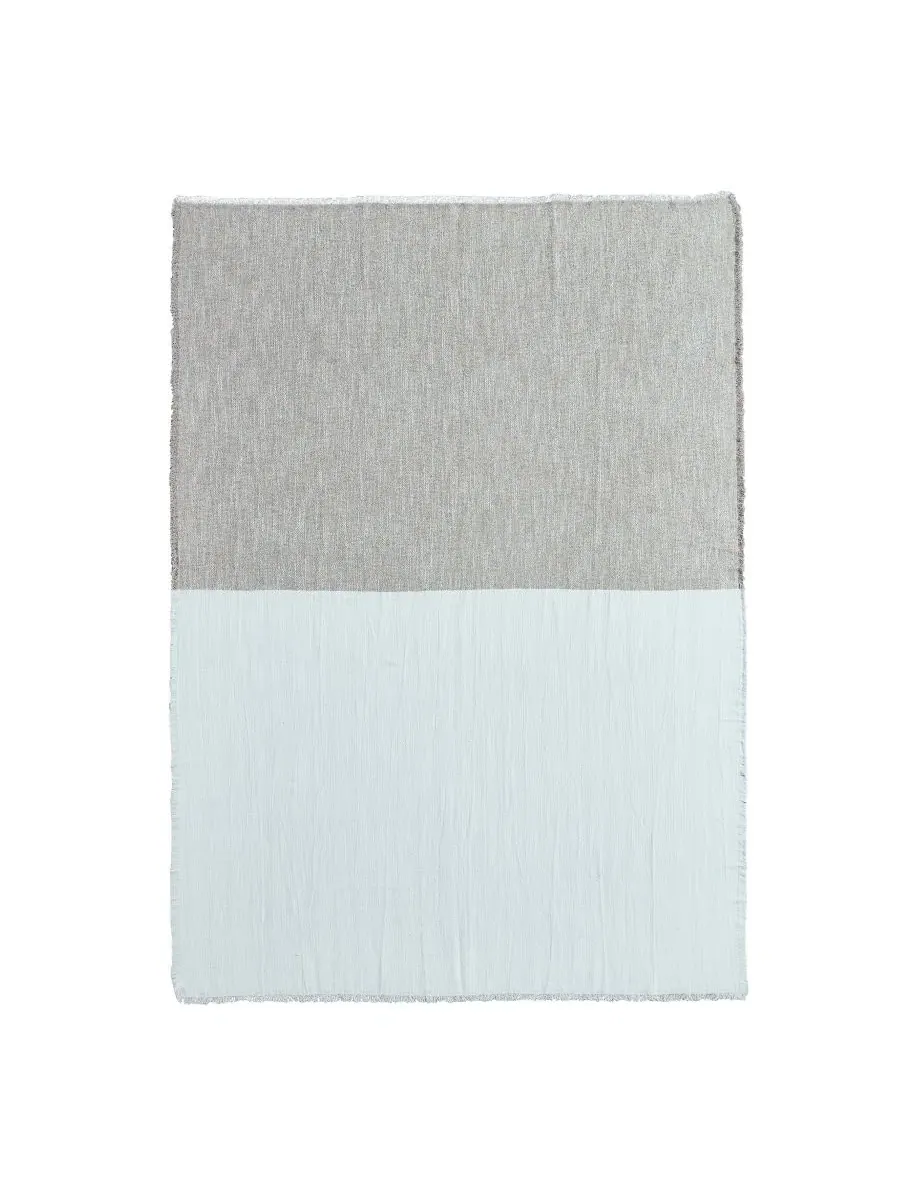 Плед-покрывало Ventura Woven Throw, 127 x 178 см Palm Aire — изображение 3 из 5, бежевый