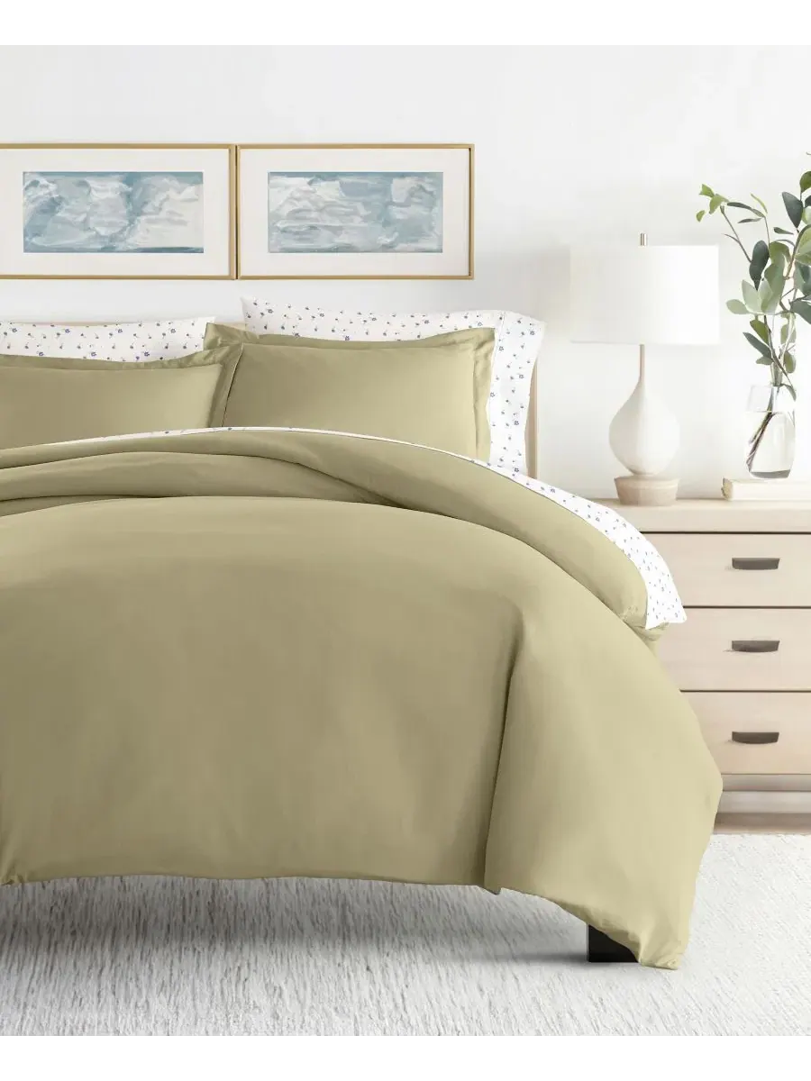 Комплект постельного белья 8 предметов с пододеяльником и одеялом, Queen ienjoy Home, Soft Floral — изображение 2 из 8