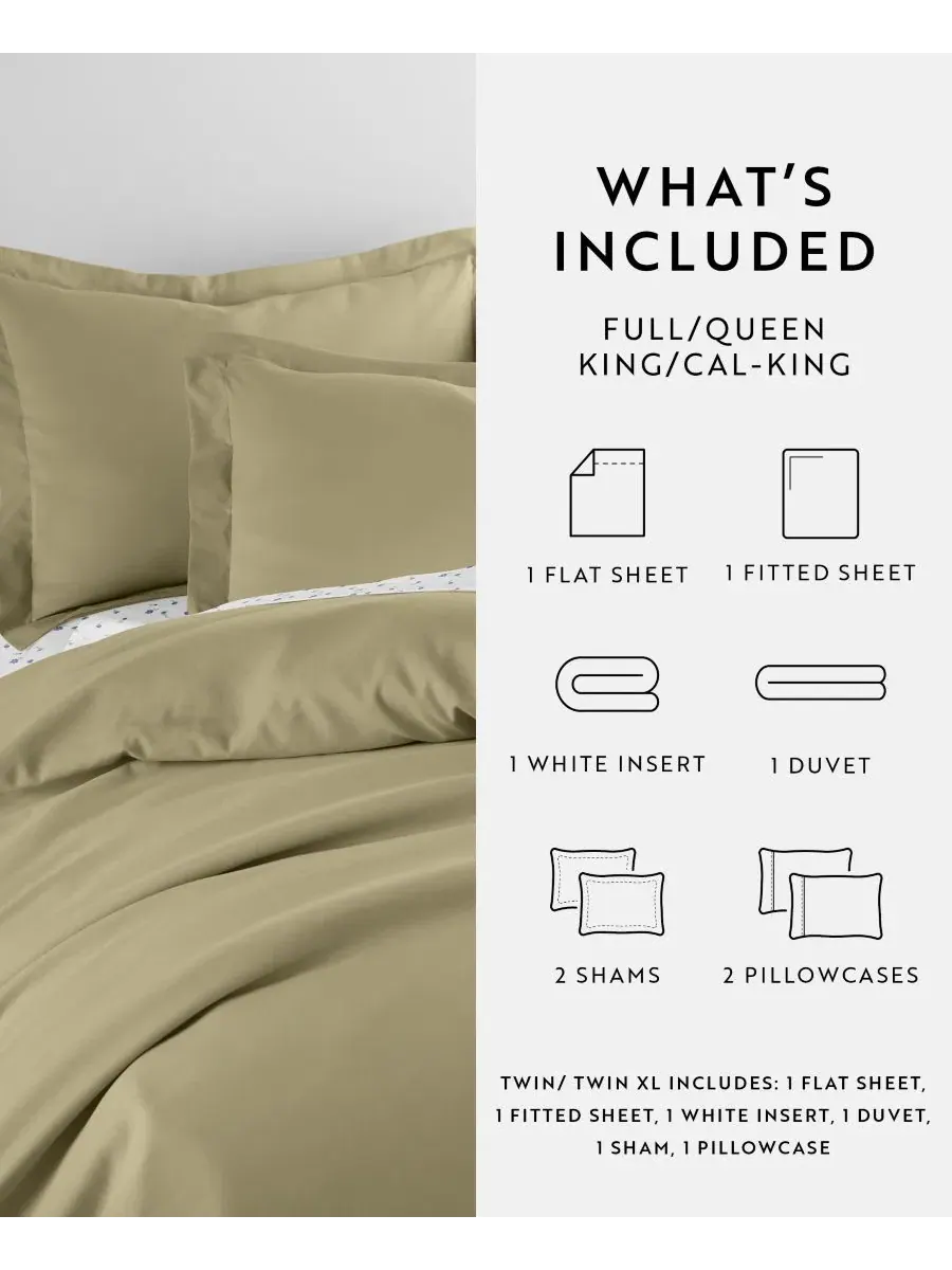 Комплект постельного белья 8 предметов с пододеяльником и одеялом, Queen ienjoy Home, Soft Floral — изображение 7 из 8
