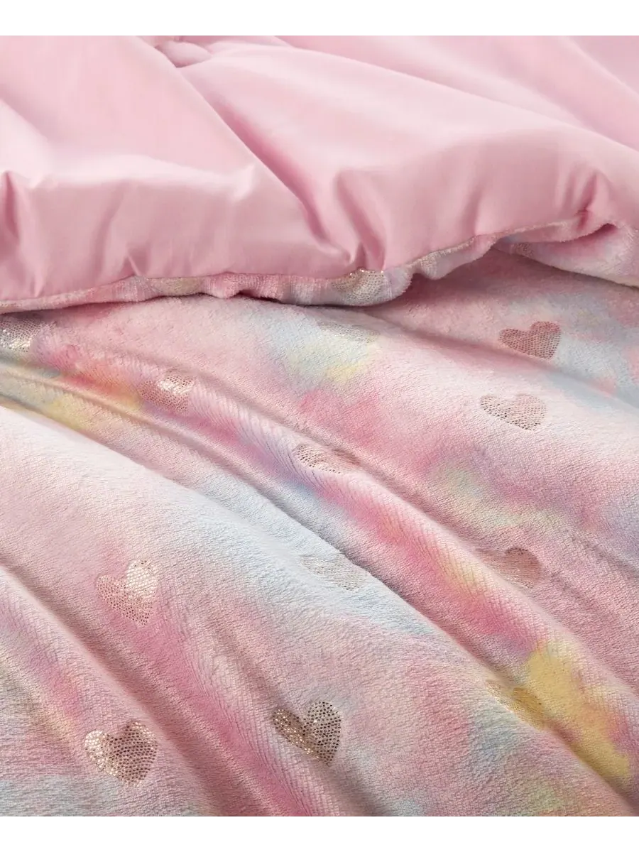 Комплект постельного белья Rosalie Metallic Heart из 3 предметов, размер Twin/Twin XL Intelligent — изображение 4 из 10