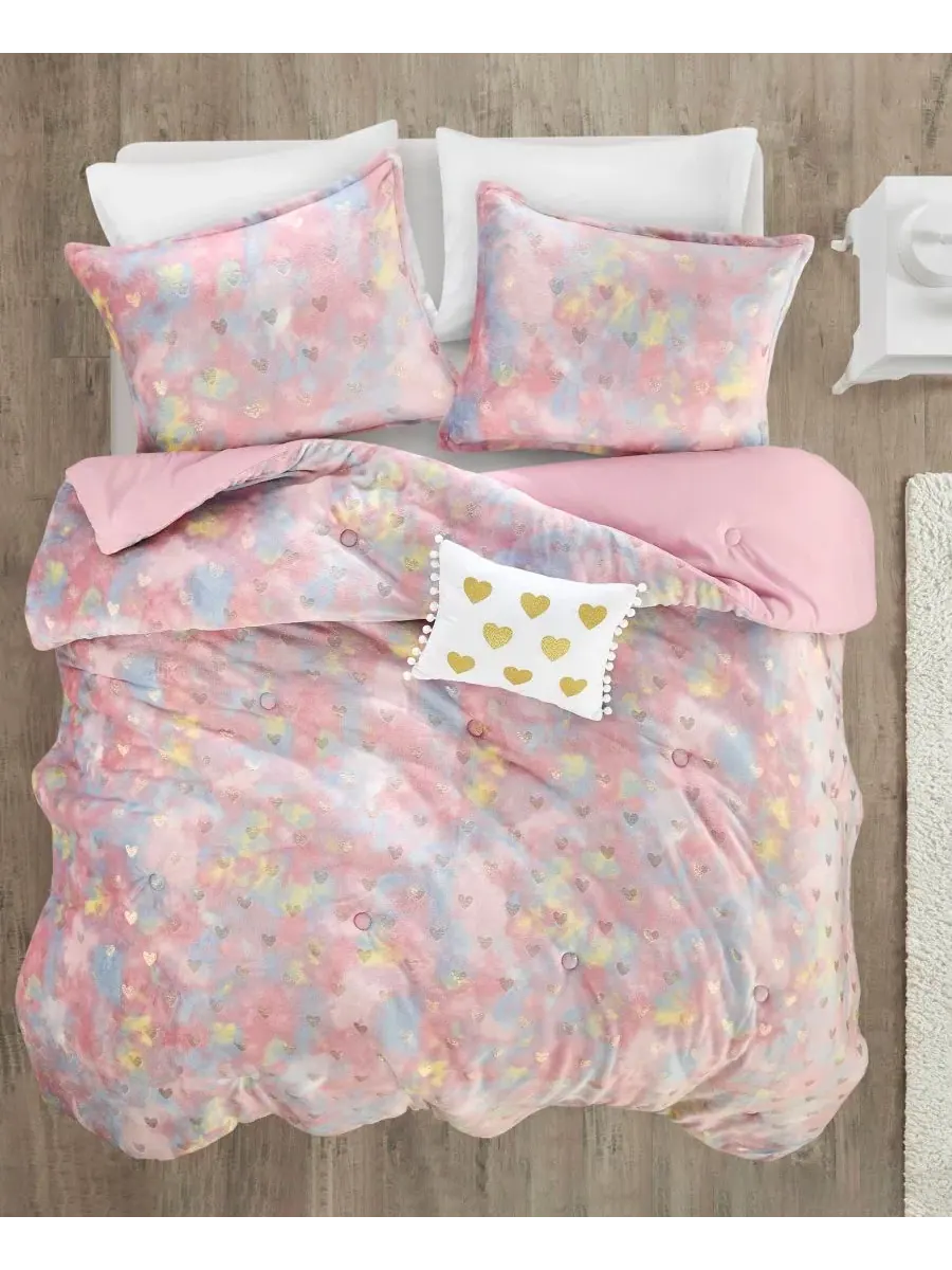 Комплект постельного белья Rosalie Metallic Heart из 3 предметов, размер Twin/Twin XL Intelligent — изображение 5 из 10