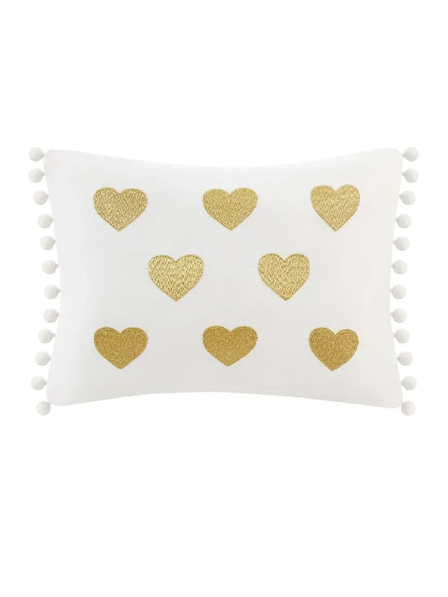 Комплект постельного белья Rosalie Metallic Heart из 3 предметов, размер Twin/Twin XL Intelligent — изображение 8 из 10