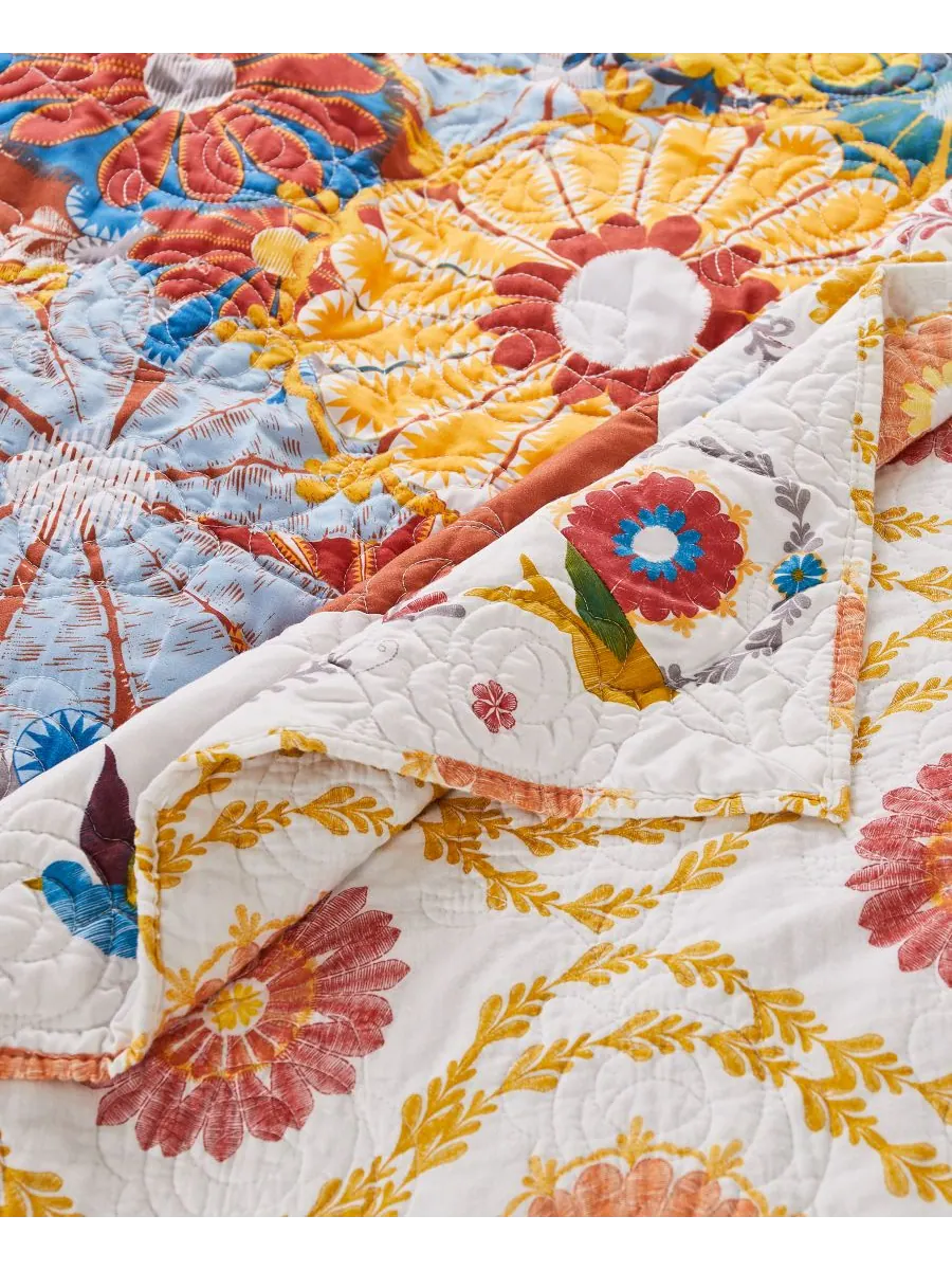 Двустороннее покрывало Topanga Bohemian, 50 x 60 дюймов Greenland Home Fashions — изображение 3 из 4, мульти