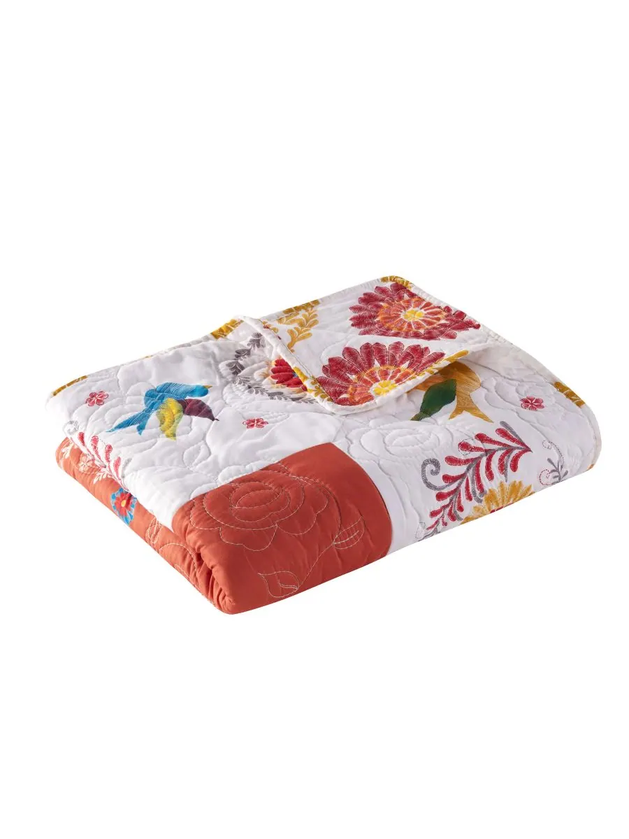 Двустороннее покрывало Topanga Bohemian, 50 x 60 дюймов Greenland Home Fashions — изображение 4 из 4, мульти