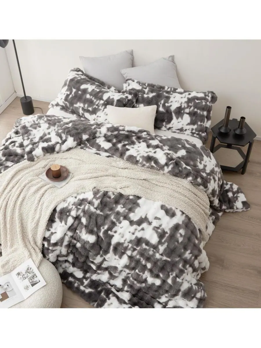 Комплект постельного белья Chunky Bunny Spotty Oversized Comfort Set Coma Inducer — изображение 2 из 4, черный белый