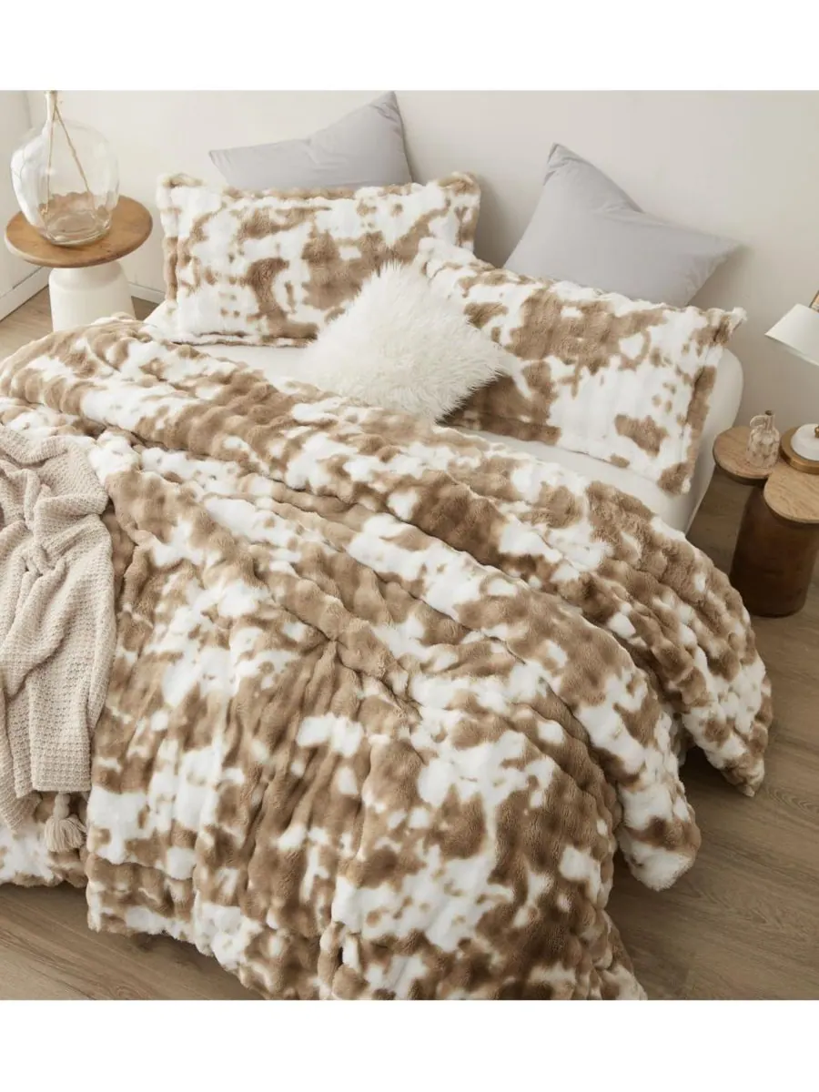 Комплект постельного белья Chunky Bunny Spotty Oversized Comfort Set Coma Inducer — изображение 2 из 4, коричневый белый