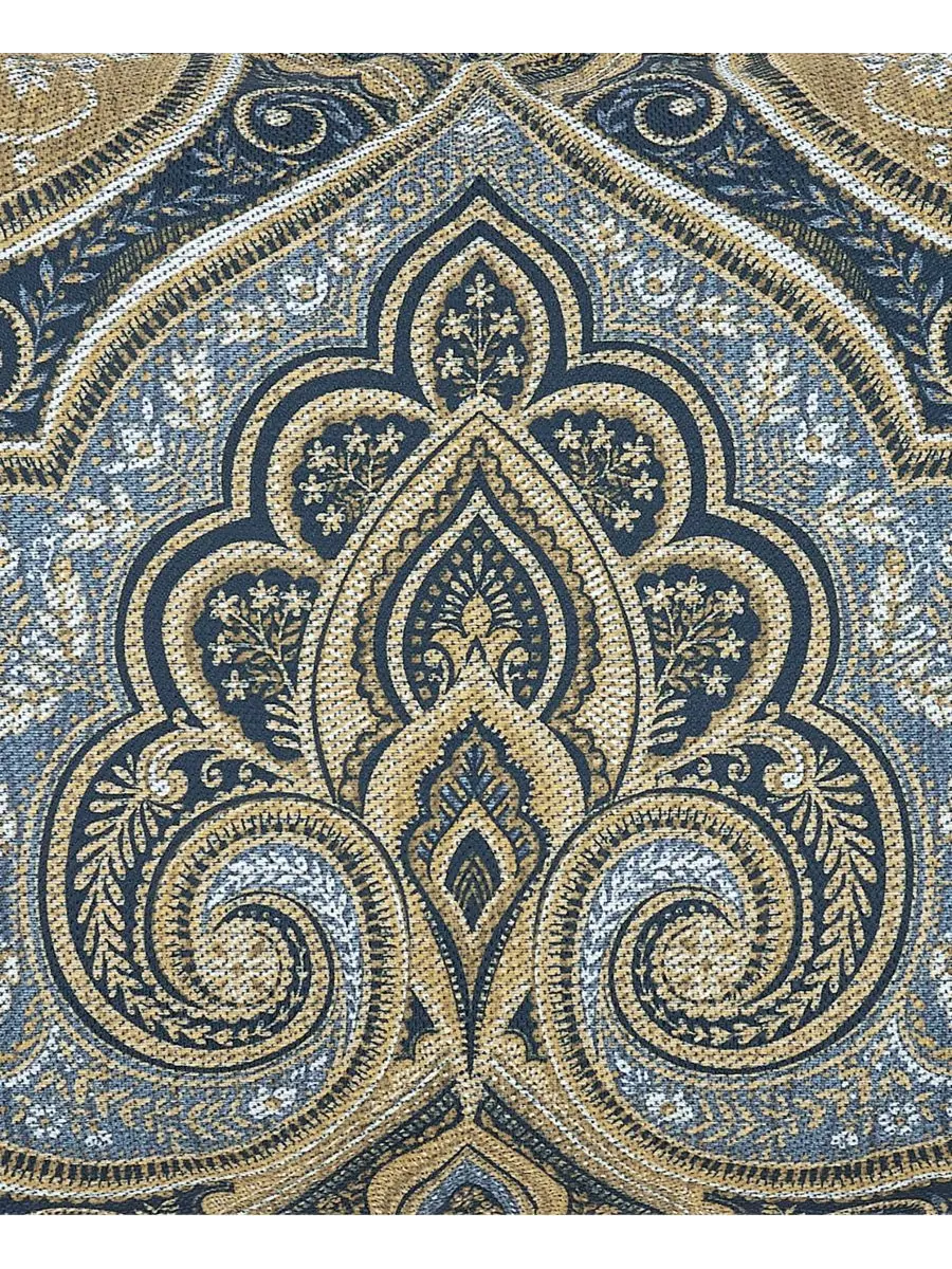 Комплект постельного белья Messina Damask из 3 предметов, размер Full/Queen Royal Court — изображение 4 из 6, темно-синий