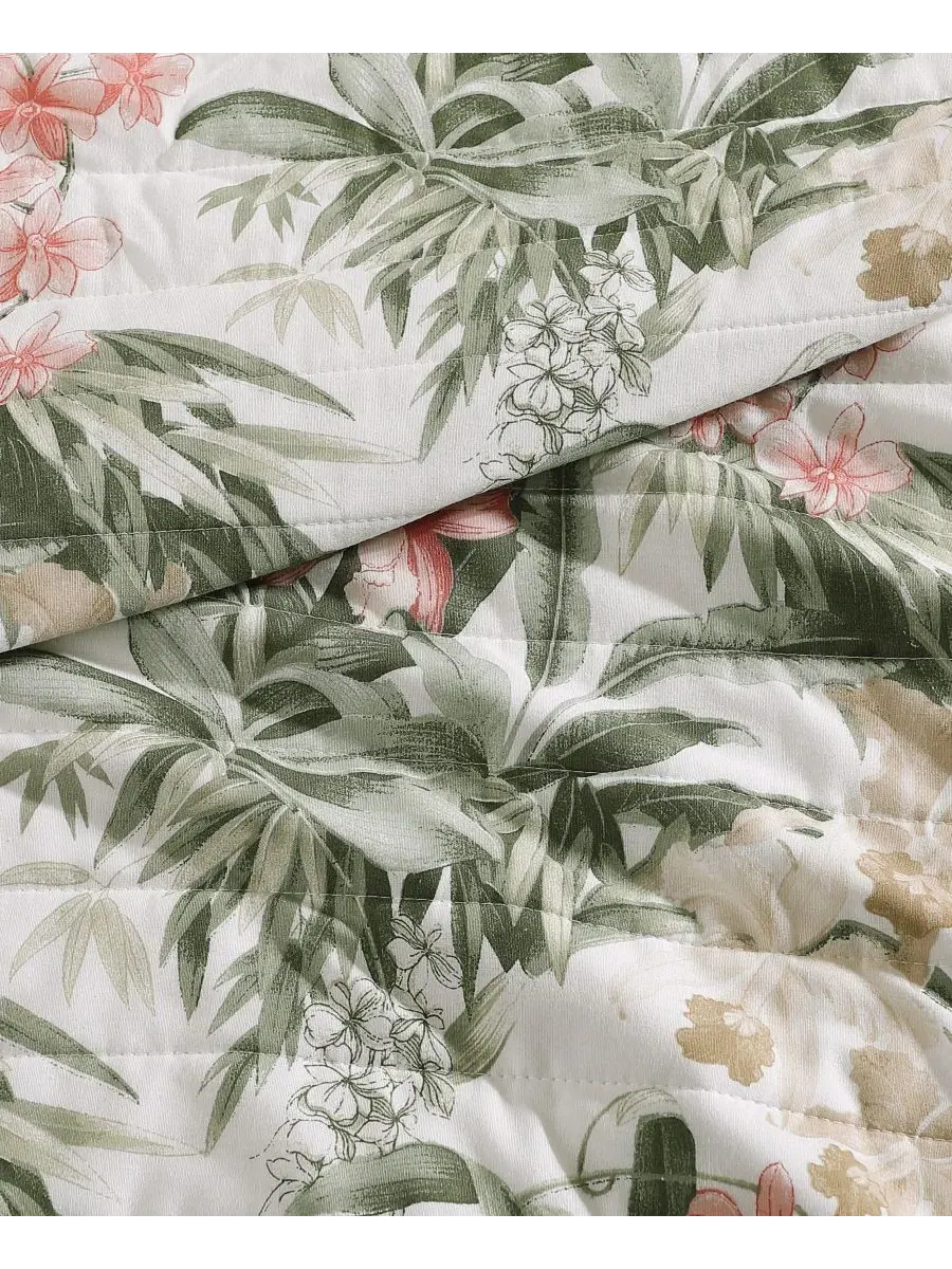 Комплект постельного белья Tommy Bahama Island Orchid из хлопка, двусторонний, 3 предмета, размер — изображение 9 из 9