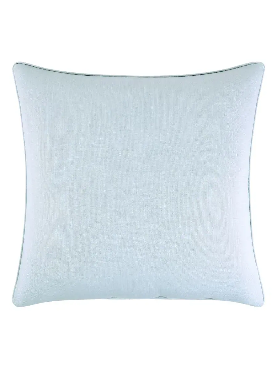 Наволочка для подушки с вышивкой оги, 66x66 см — изображение 3 из 3, синий