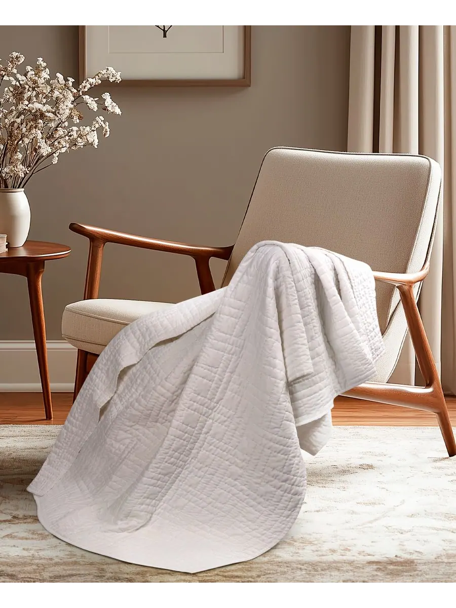 Стеганый плед Melange Stitch, 50 x 60 дюймов Levtex