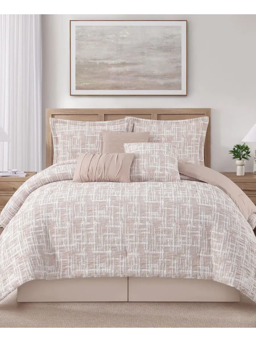 Комплект постельного белья 7 предметов Yllena Geometric, King Stratford Park