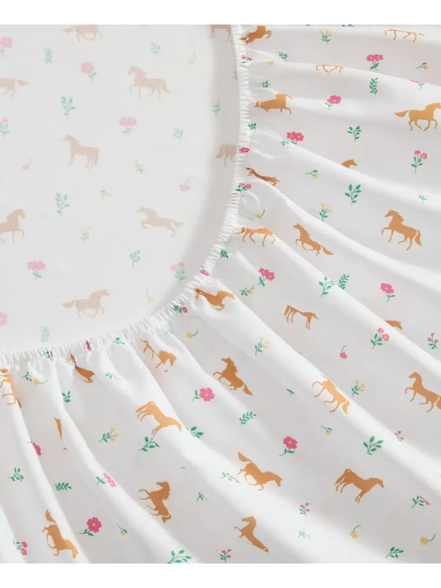 Комплект постельного белья из микрофибры с принтом Wrangler Horse Meadow, Twin Wrangler Kids — изображение 5 из 7