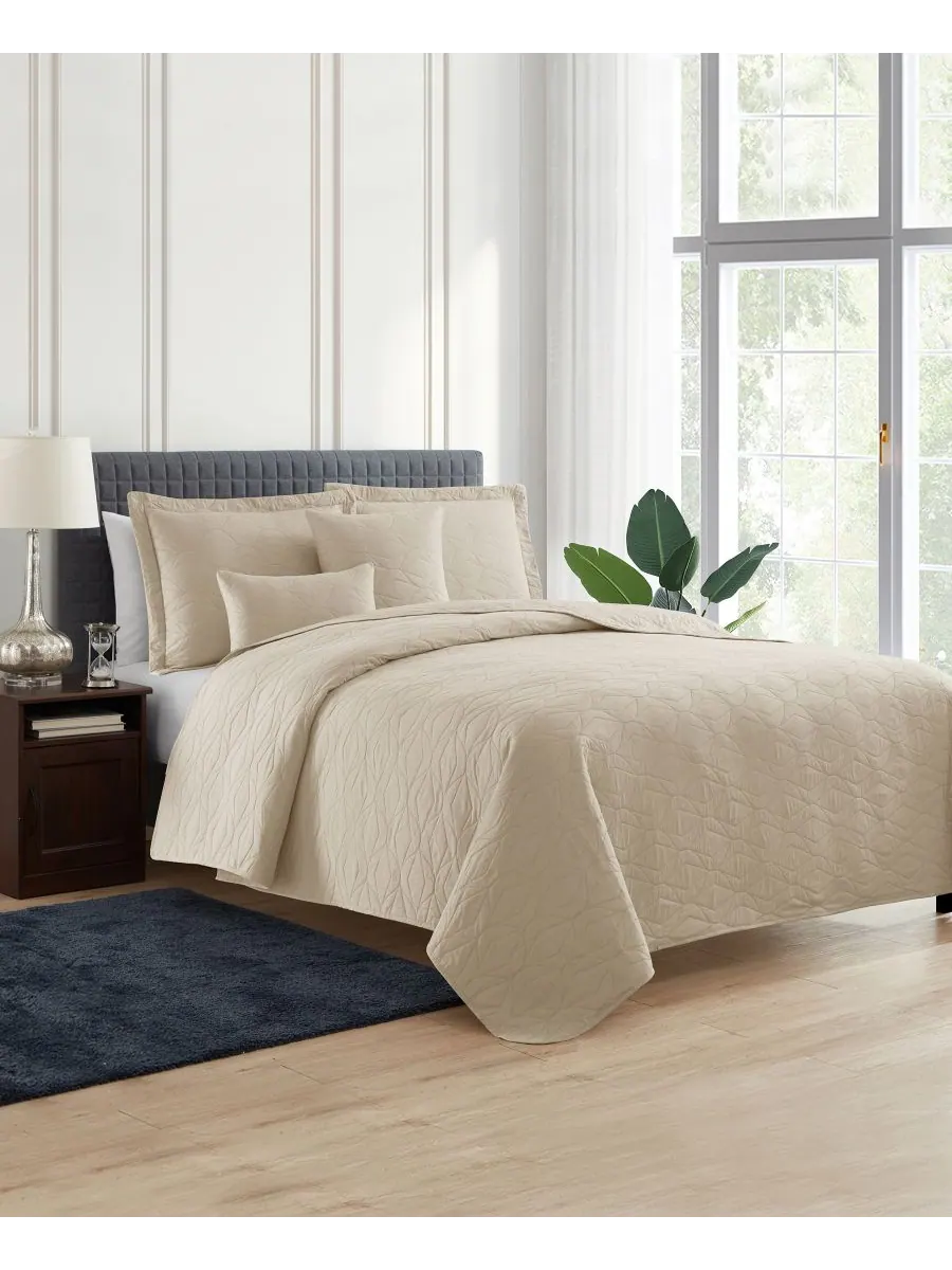 Комплект постельного белья Ellipse с тиснением, 4 предмета, размер Twin/Twin XL Nestl