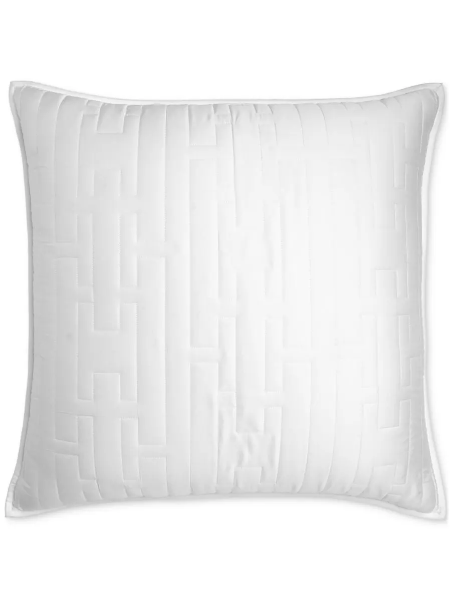 Комплект из двух наволочек Chain Links, европейский стиль Hotel Collection, White, European Sham Set — изображение 3 из 4