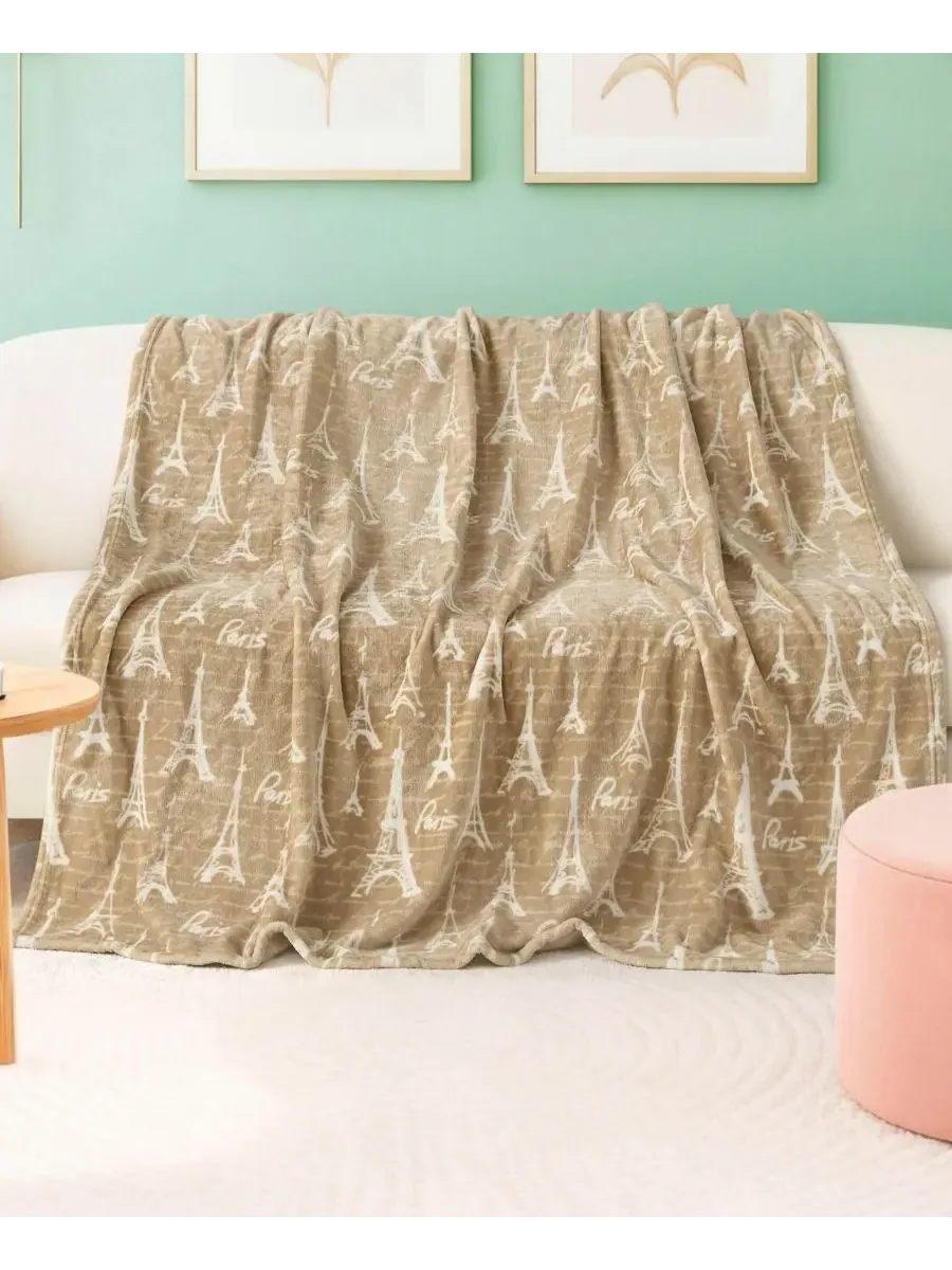 Большой плюшевый плед, 152 x 178 см Boho Living