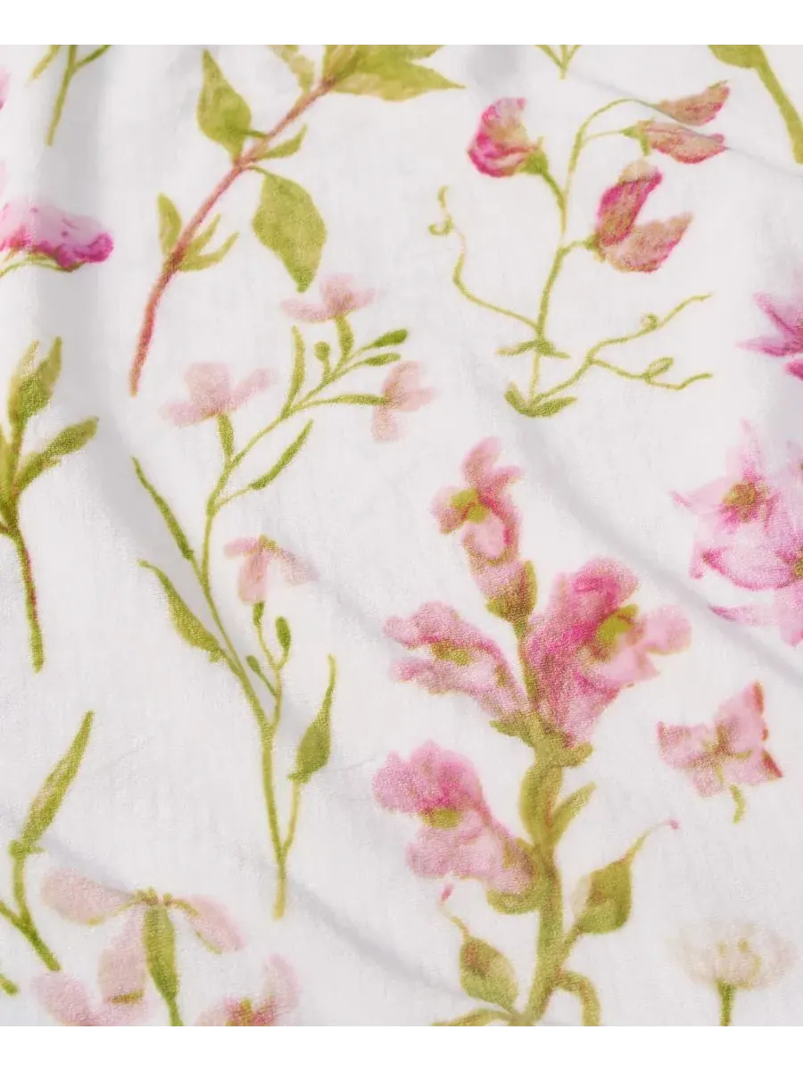 Большой плюшевый плед, 152 x 178 см Boho Living — изображение 3 из 5, зеленый