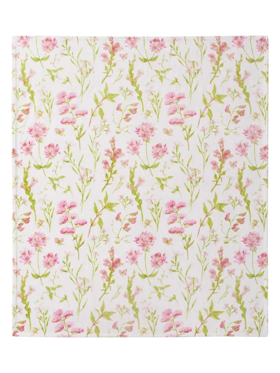 Большой плюшевый плед, 152 x 178 см Boho Living — изображение 5 из 5, зеленый