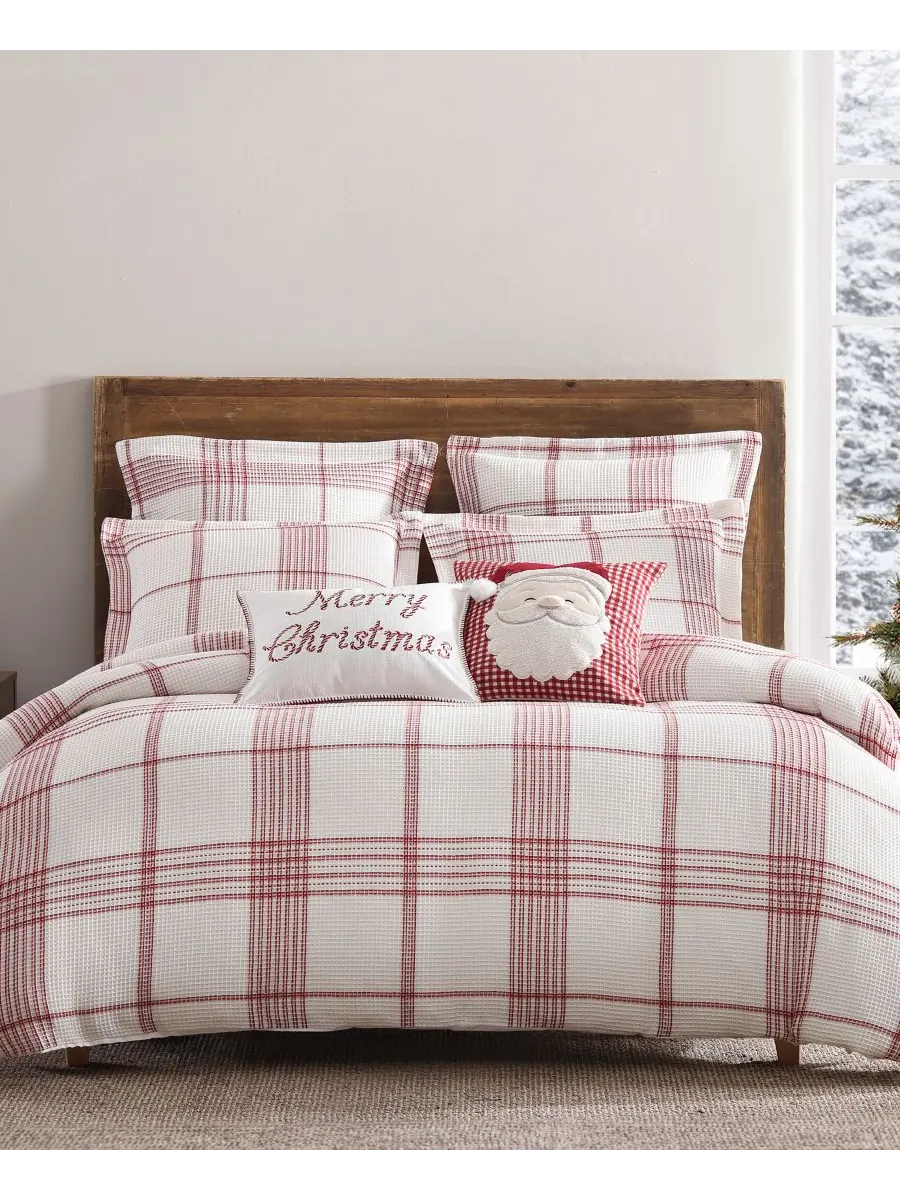 Комплект постельного белья Home Waffle Plaid из 3 предметов, размер King Levtex