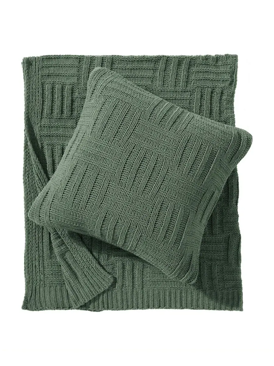 Плед вязаный с цепочкой, 152 x 127 см Tommy Bahama Home — изображение 7 из 7, зеленый