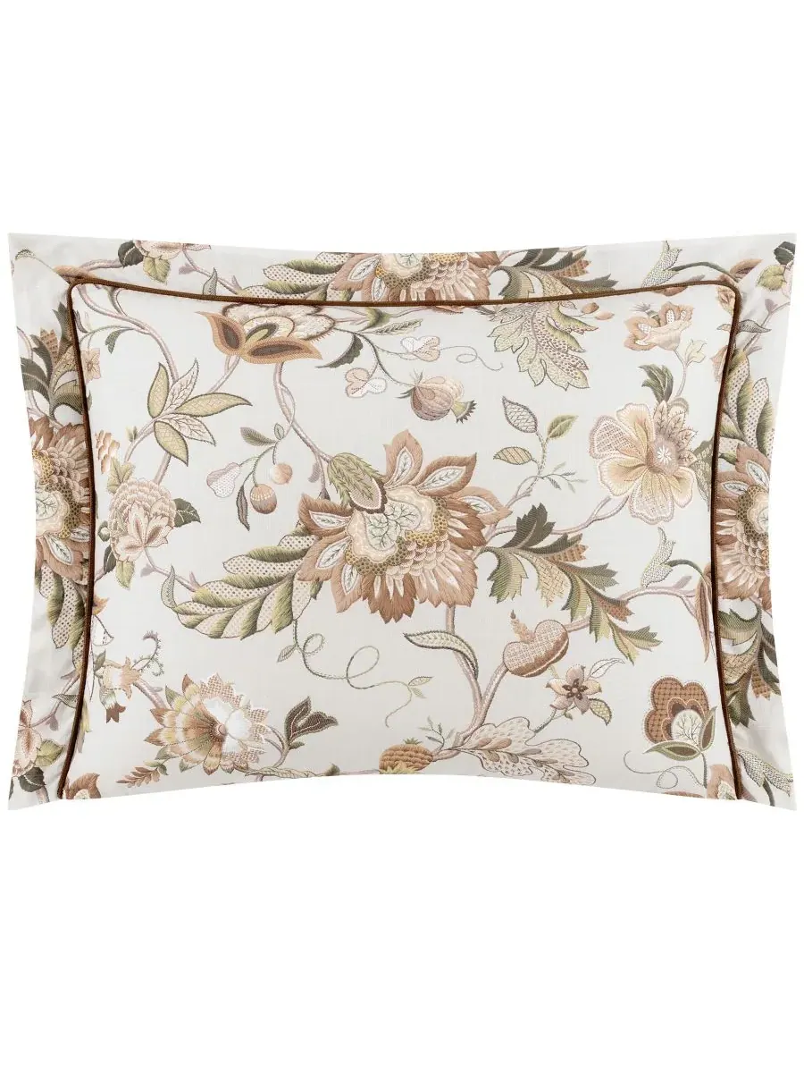 Комплект постельного белья Esmeralda Jacobean Print, 4 предмета, размер King Rose Tree, шалфейный — изображение 4 из 7