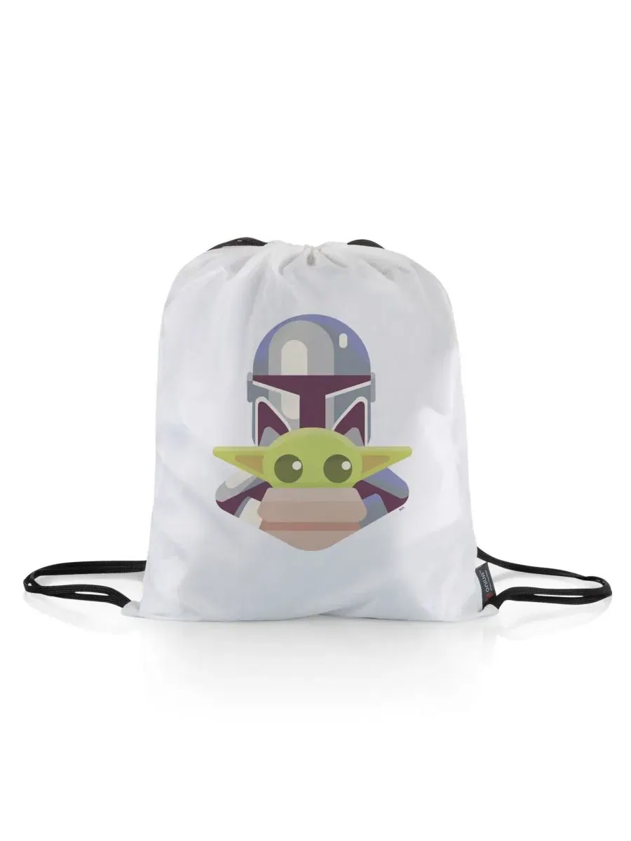 Плед для пикника Star Wars Mandalorian Grogu Impresa, 152 x 127 см Oniva — изображение 3 из 4, белый