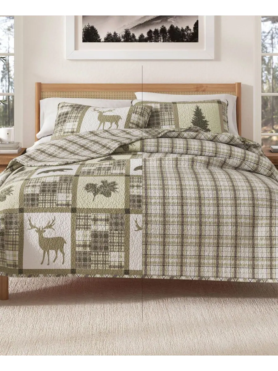 Комплект постельного белья Rustic Lodge All-Season из 3 предметов Linery & Co, Stonehurst — изображение 5 из 10
