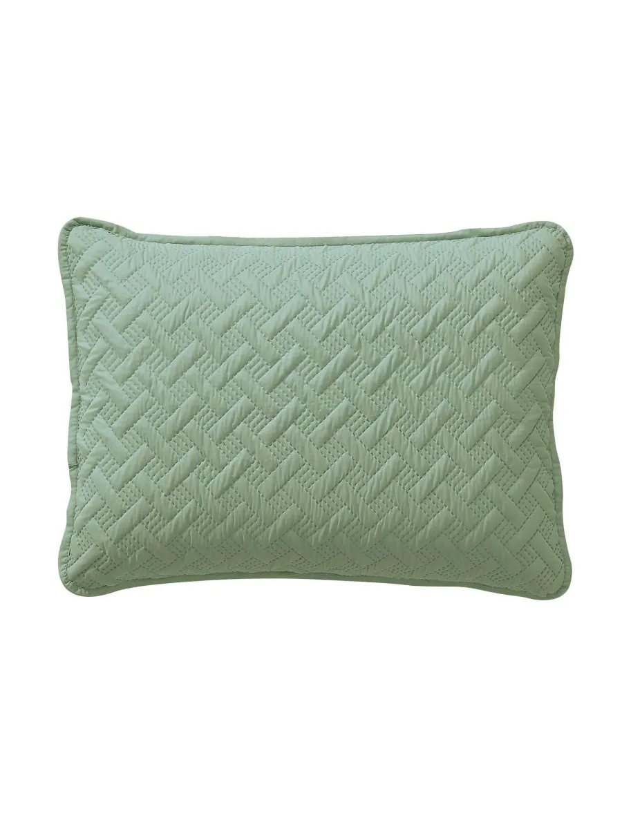Комплект постельного белья Nina Embossed из 2 предметов, размер Twin Vcny Home — изображение 2 из 5, зеленый