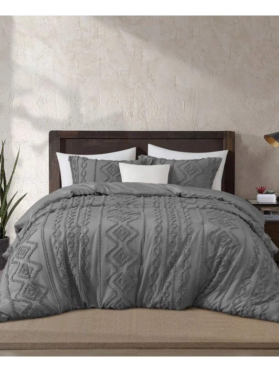 Комплект постельного белья Aluma Geometric из 3 предметов, размер Queen Stratford Park