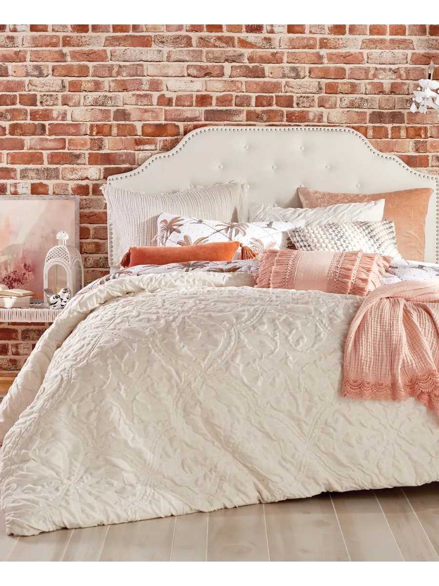 Комплект постельного белья в винтажном стиле, размер full/queen Peri Home — изображение 2 из 3, льняной