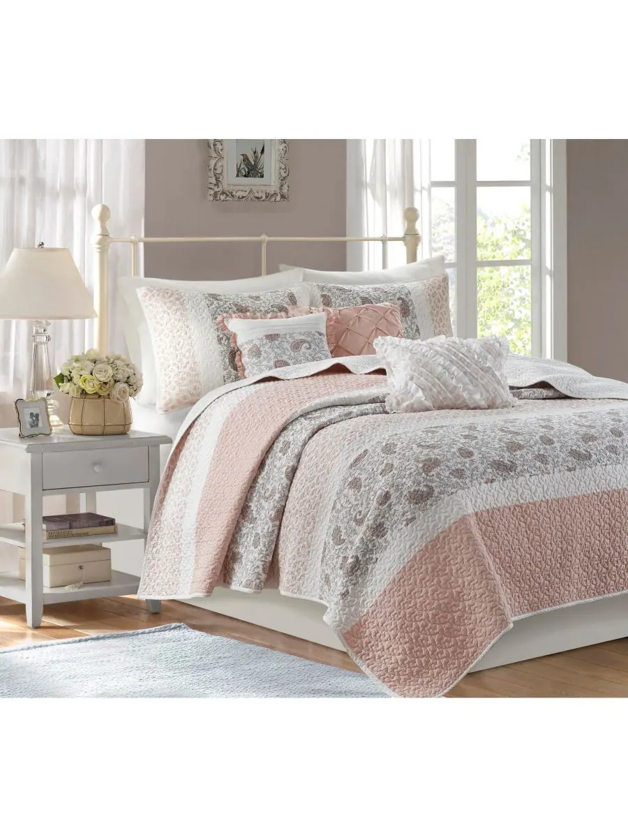 Комплект постельного белья dawn soft cotton percale из 6 предметов, размер king/cal king Madison — изображение 1 из 9