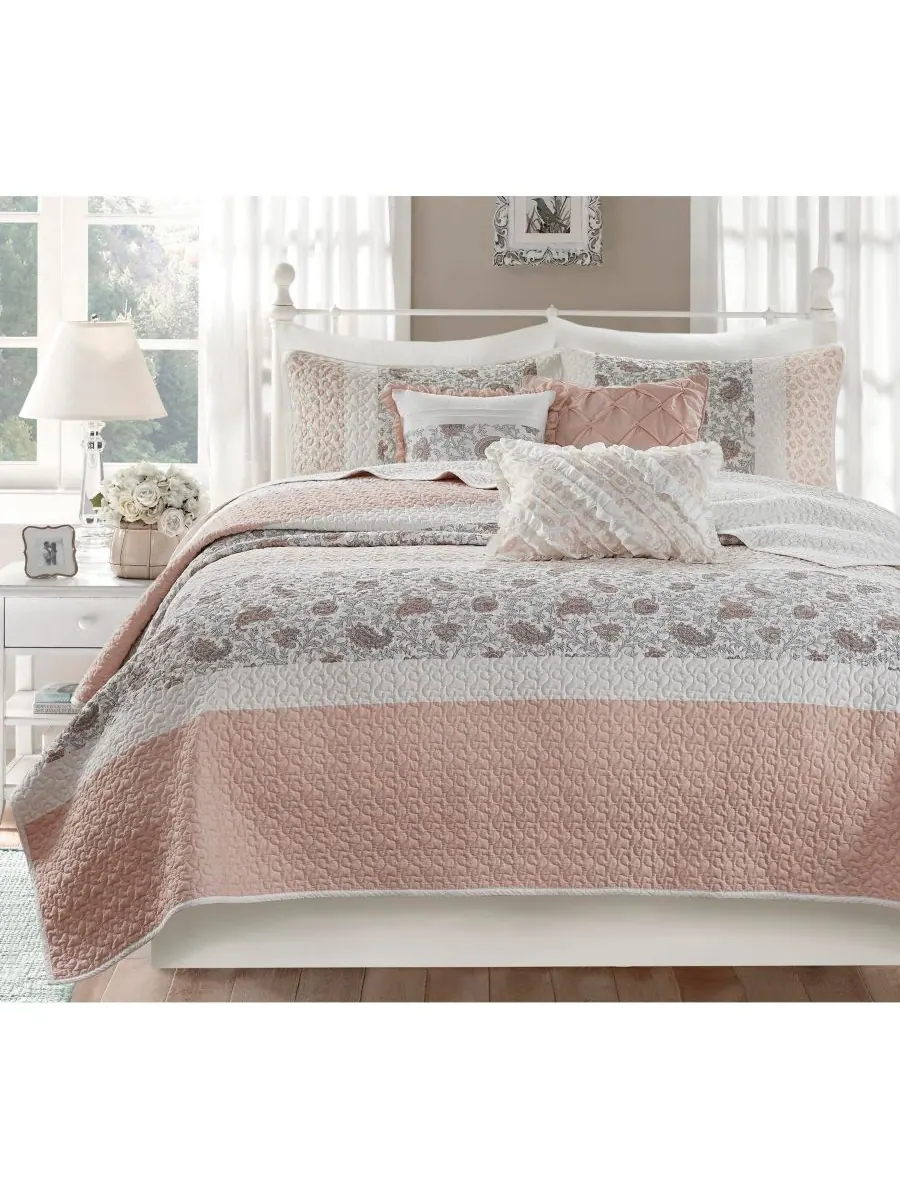Комплект постельного белья dawn soft cotton percale из 6 предметов, размер king/cal king Madison — изображение 2 из 9