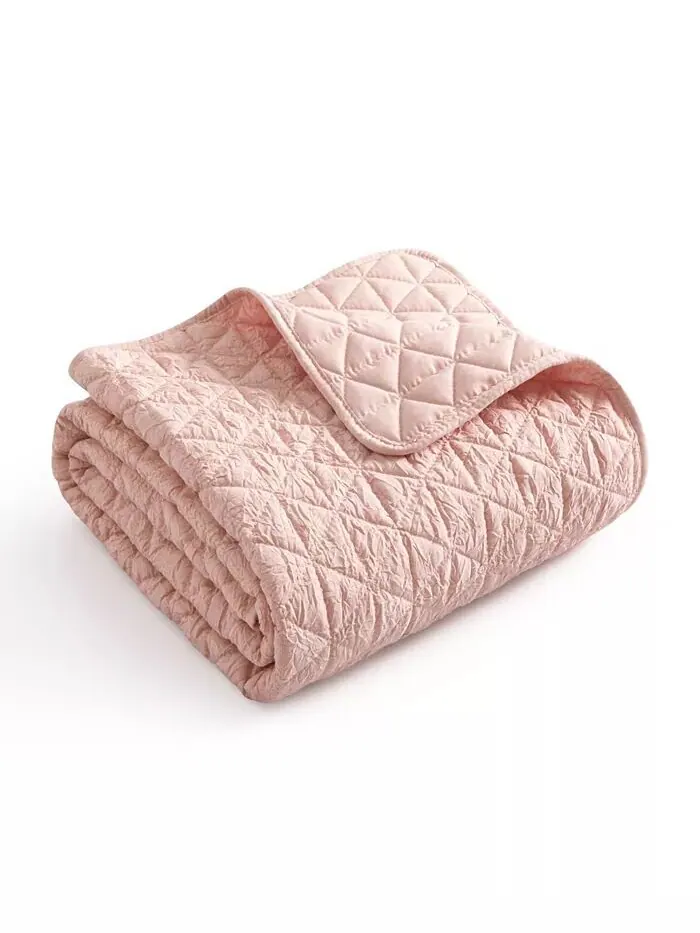 Двусторонний стеганый плед Homthreads Rowan, 50 x 60 дюймов Levtex