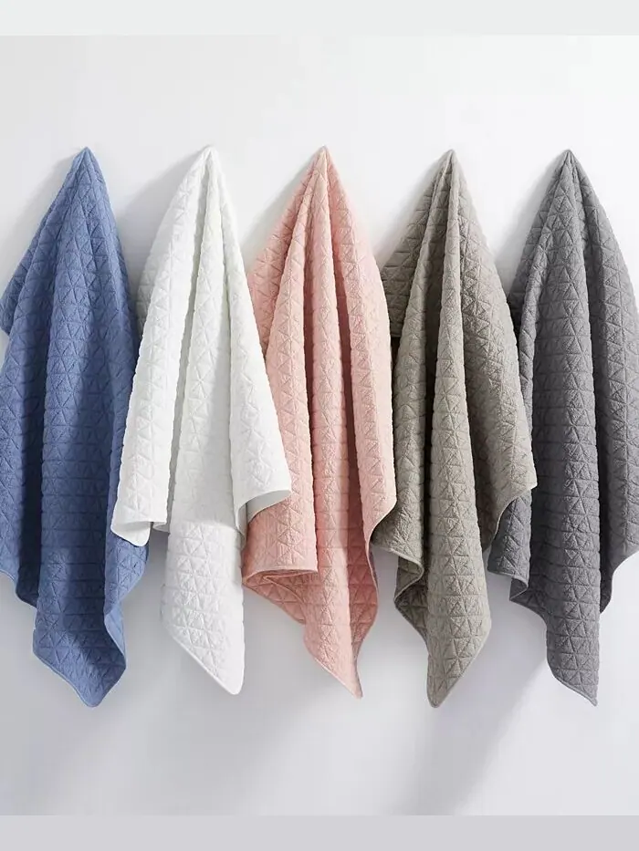 Двусторонний стеганый плед Homthreads Rowan, 50 x 60 дюймов Levtex — изображение 5 из 12, розовый