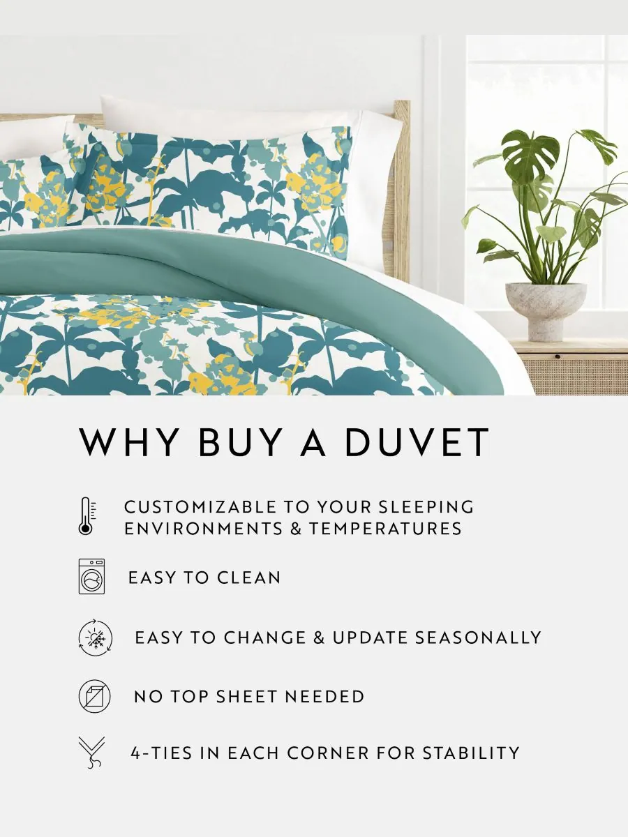 Комплект постельного белья Ultra Soft, двусторонний, 2 предмета, размер Twin/Twin XL Ienjoy Home — изображение 4 из 10, синий